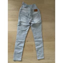 Prenatal denim zwangerschapsbroek maat 28 grijs