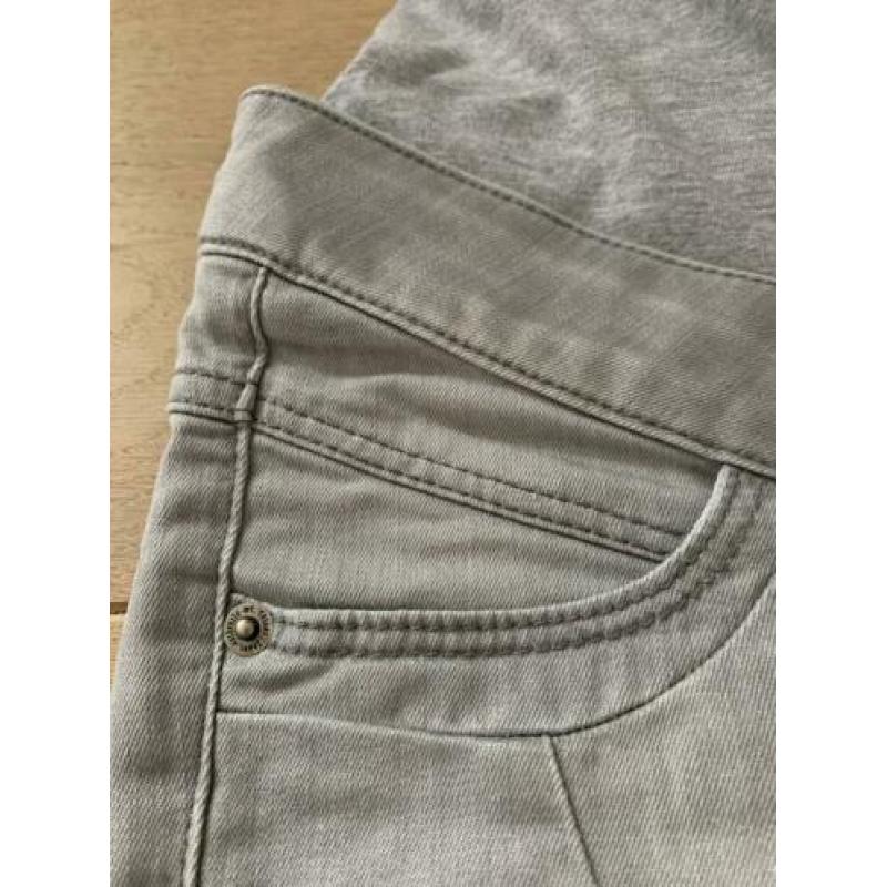 Prenatal denim zwangerschapsbroek maat 28 grijs