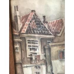 Aquarel 1948 Jan Jansen jr 36x46 cm