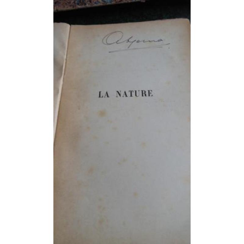 La Nature Maurice Rollinat 1892 Bibliotheque Charpentier