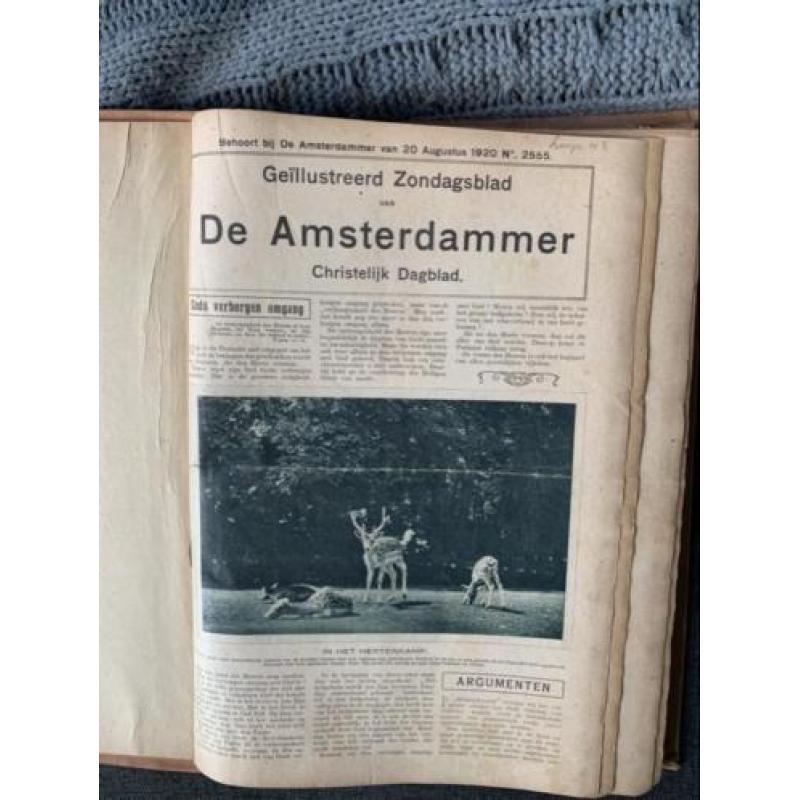 Boek Zondagsblad De Amsterdammer 1920-1922