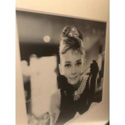 Audrey Hepburn ingelijst