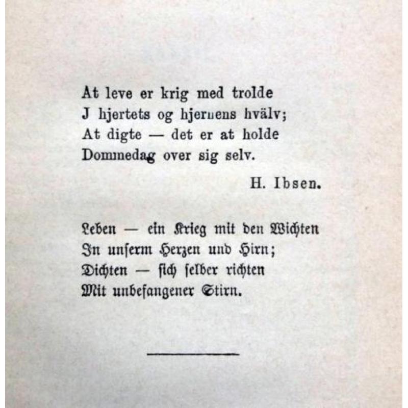 Henrik Ibsen - Ibsen's Werke (Duitstalig) (4-delig)