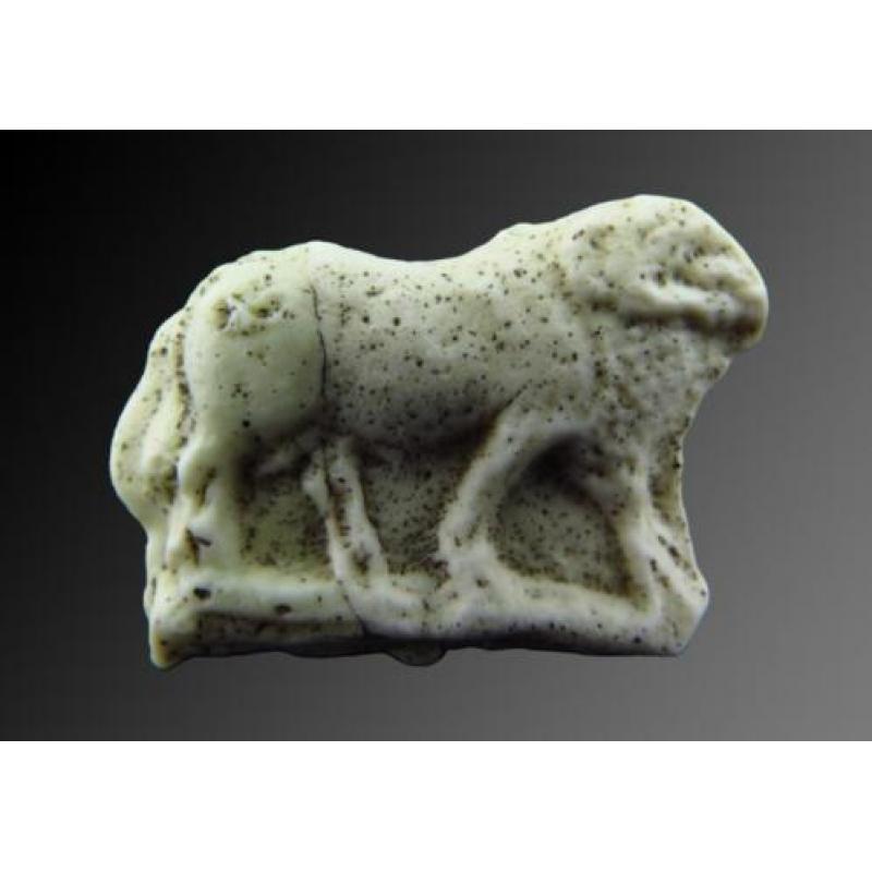 Egyptian white glass Ram