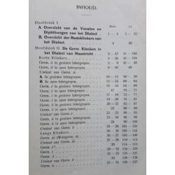 Het dialect der stad Maastricht. Zeldzaam boek uit 1905.