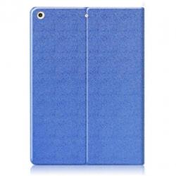 Leather style smart case blauw iPad 2017 (9.7")