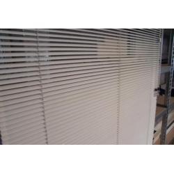 Luxaflex Raffinette 16 mm 92 x 105 cm wit glanzend