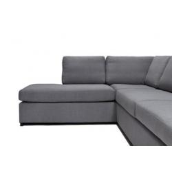 Grijze hoekbank EUR 629 ! Grijs bankstel met chaise longue !