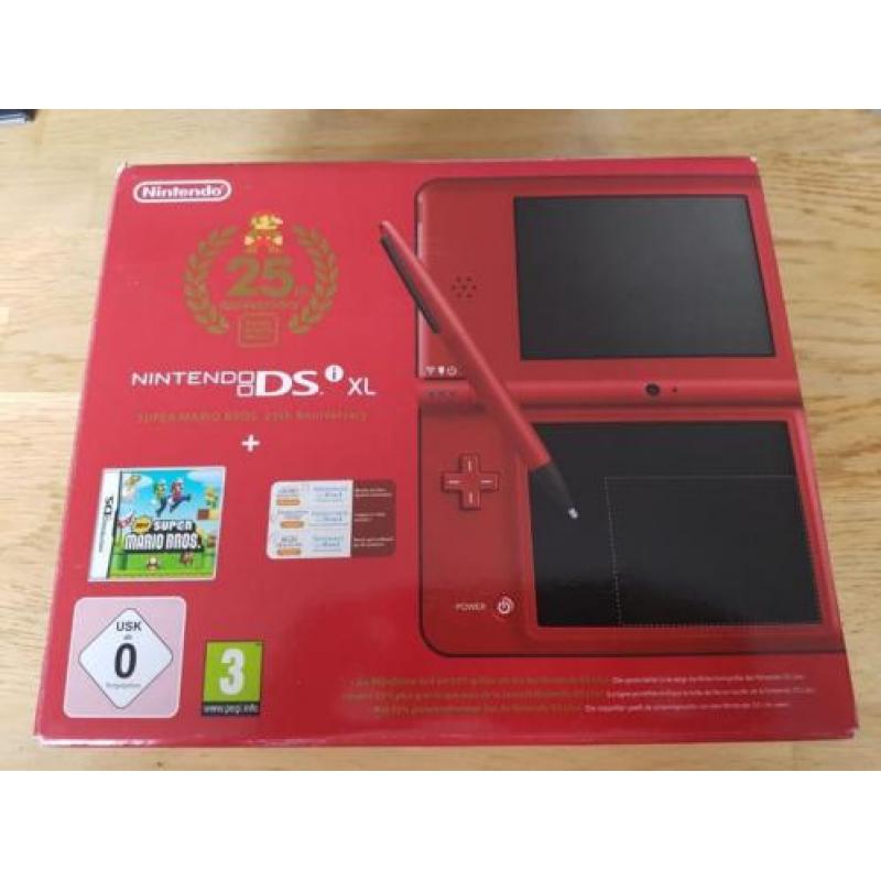 Nintendo DS i XL Super Mario Bros. 25th Anniversary in doos